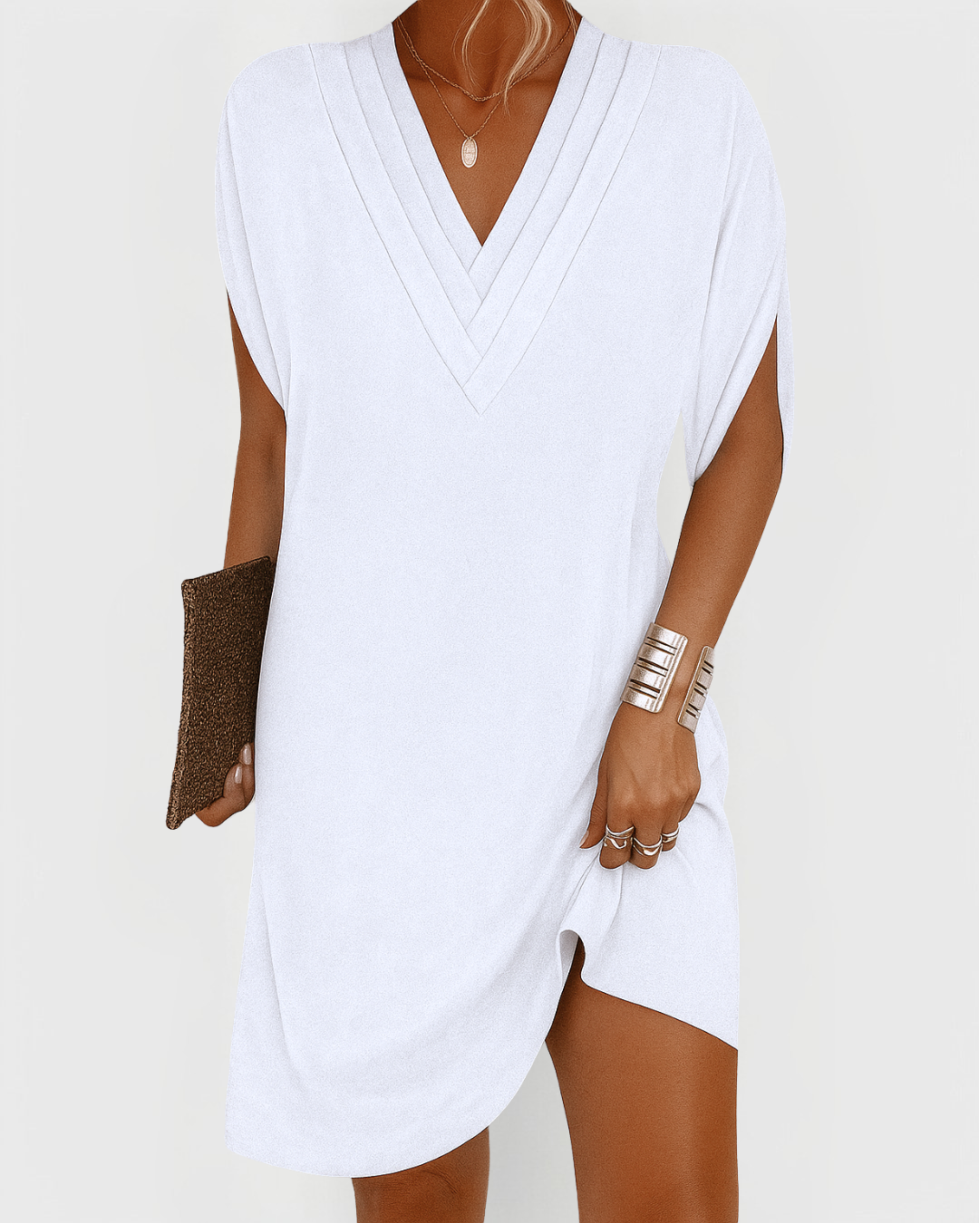 Amelia | Women’s Casual V-Neck Dress