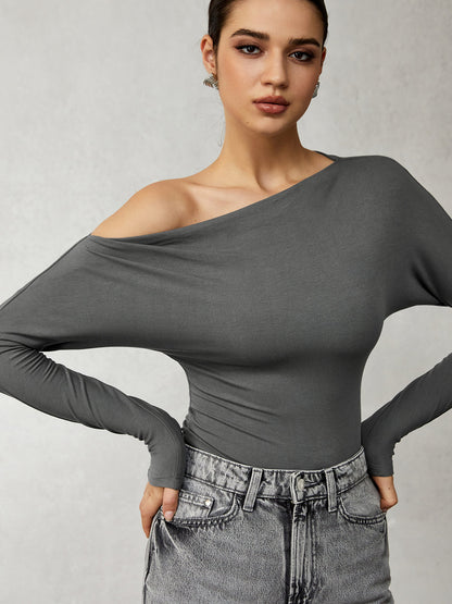 Ava Cold Shoulder Long Sleeve Tee