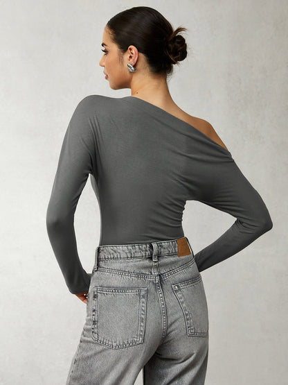 Ava Cold Shoulder Long Sleeve Tee