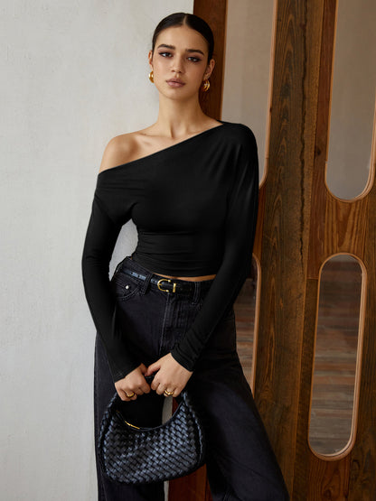 Ava Cold Shoulder Long Sleeve Tee