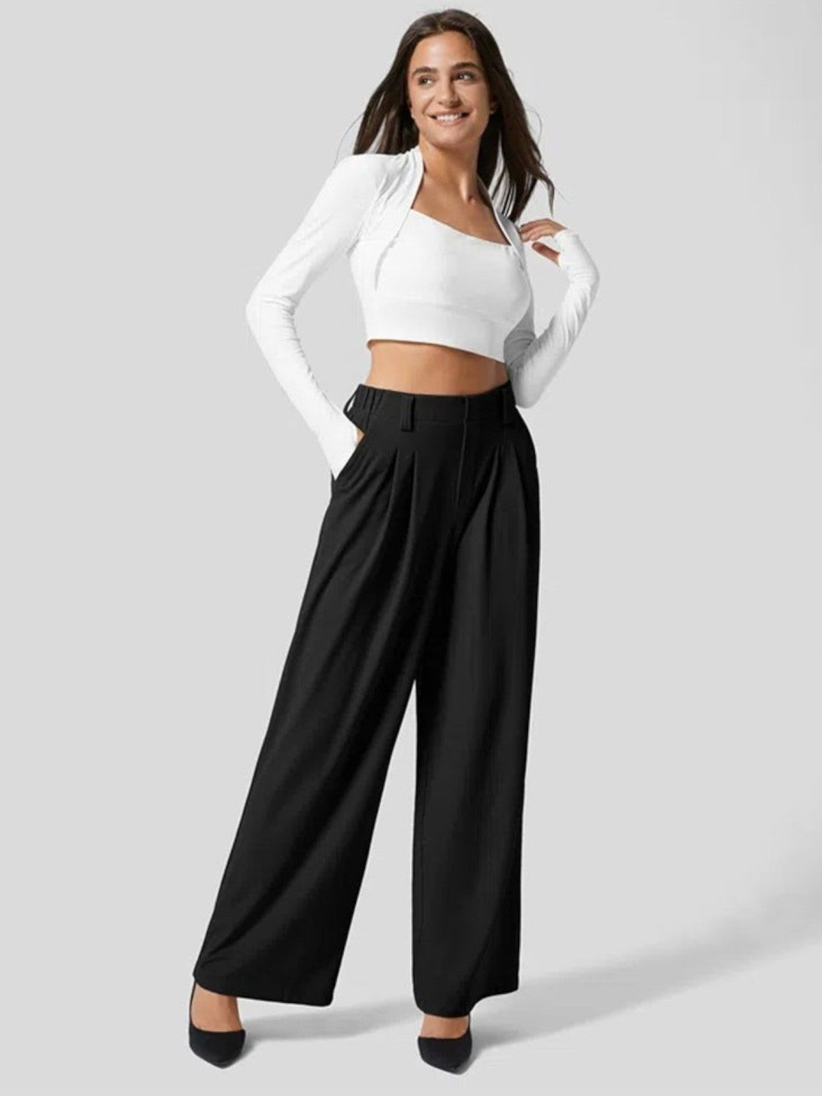 Luna Wide-Leg Palaz Pants