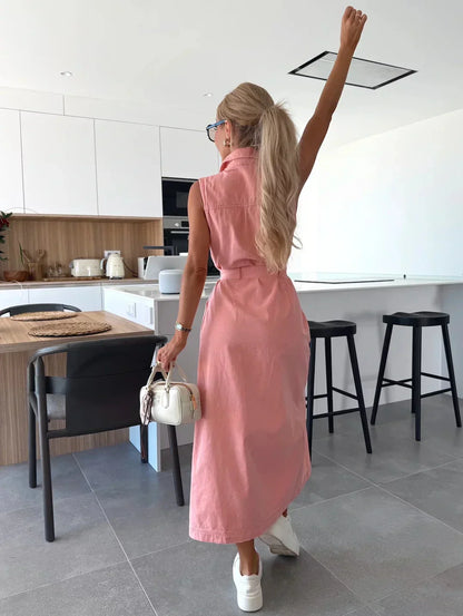 Harper | Maxi Denim Dress